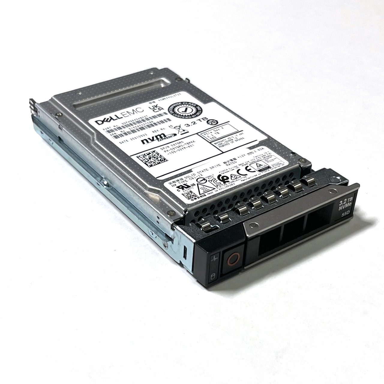 Dell Kioxia SDFHQ84DAB02T 97GR0 3.2TB PCIe Gen 4 NVMe 2.5