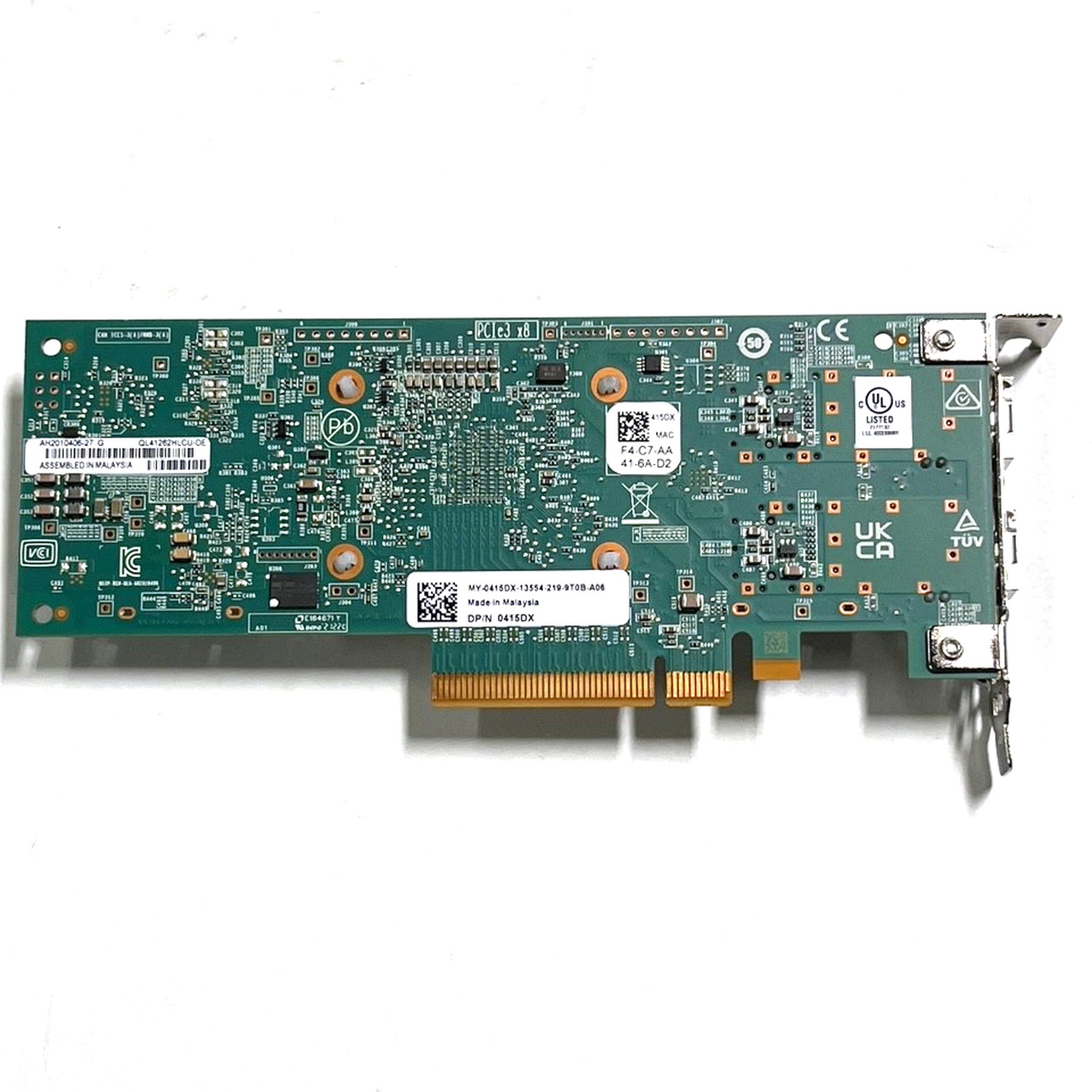 DELL 00HY9T QLogic QL41164HFCU-DE Quad-Port 10Gb PCIe x8 FC SFP+ Server
