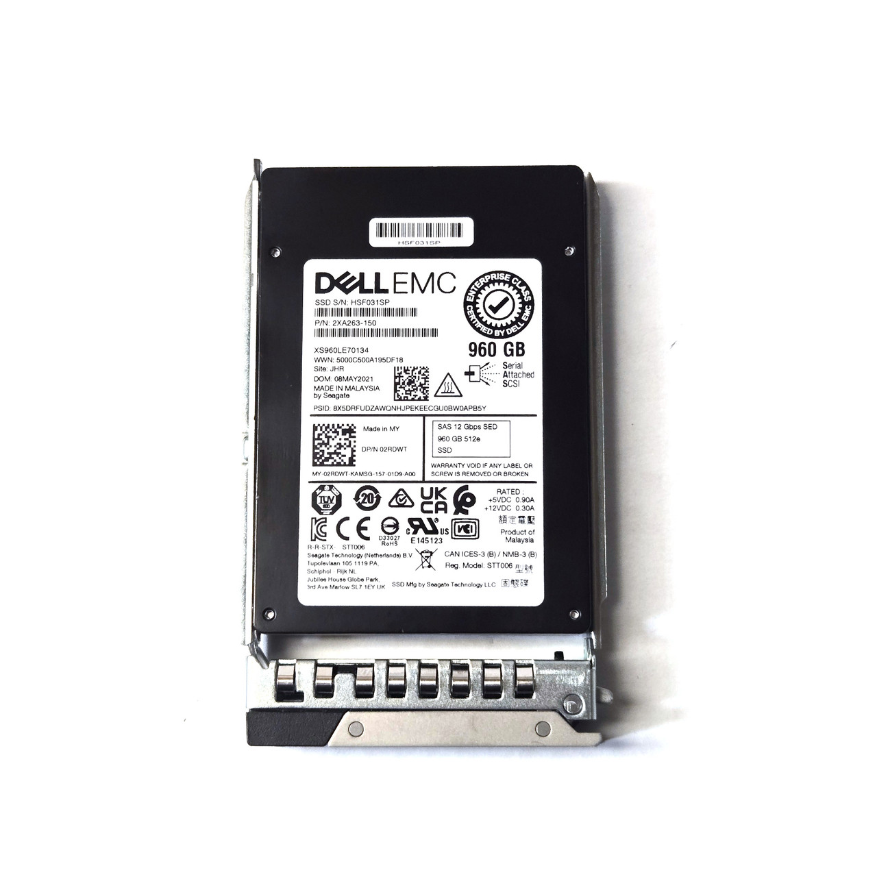 Dell EMC - Toshiba XS960LE70134 - 960GB 512e 2.5