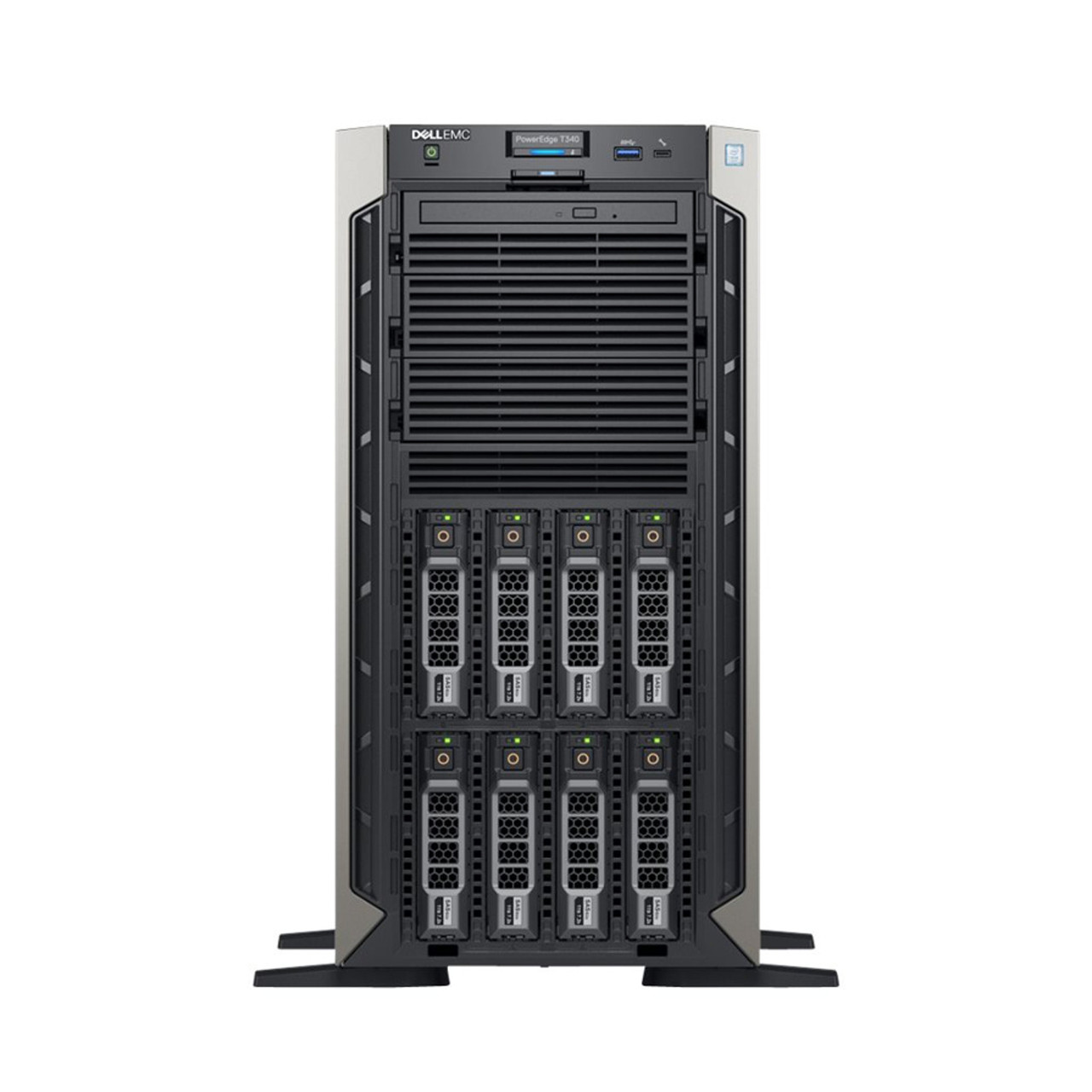 Dell PowerEdge T340 Tower Server - 2X Xeon E-2224 3.50GHz 4-Core