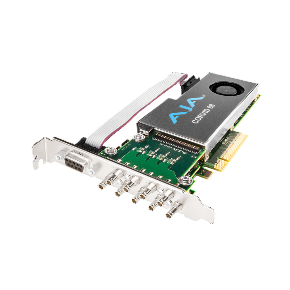 AJA - Corvid 88 - PCIe - Capture Card - 8x 3G-SDI I/O - RS-422
