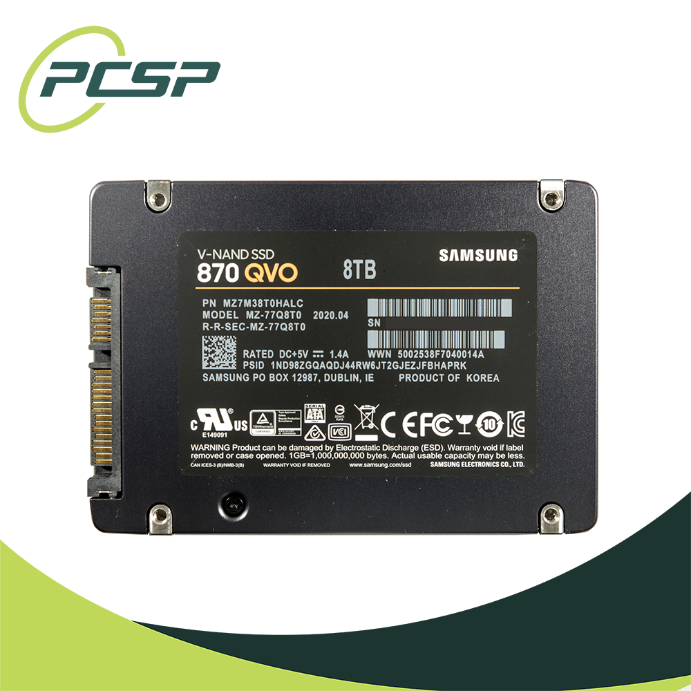 Samsung - MZ-77Q8TO 870 QVO 8TB 6GB/s 2.5