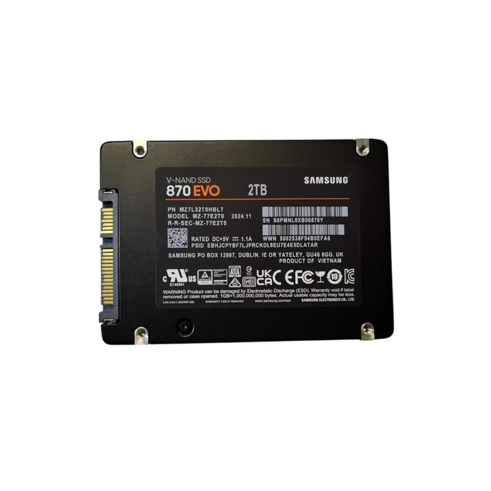 New - Open Box - Samsung - Samsung 870 EVO 2TB SATA 6GB/s 2.5