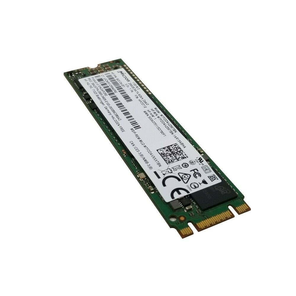 HP - Micron 256GB SATA SSD - M.2 2280 Stick (MTFDDAV256TBN