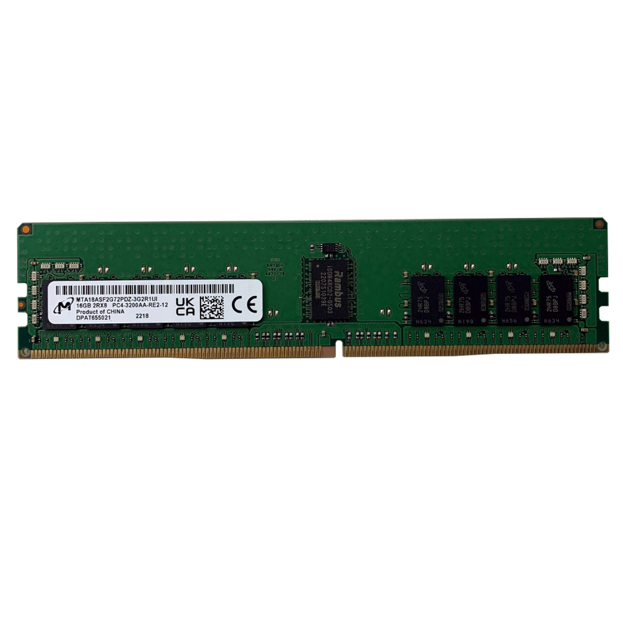 Micron - 16GB 2Rx8 PC4-3200AA-R - DDR4 ECC RDIMM