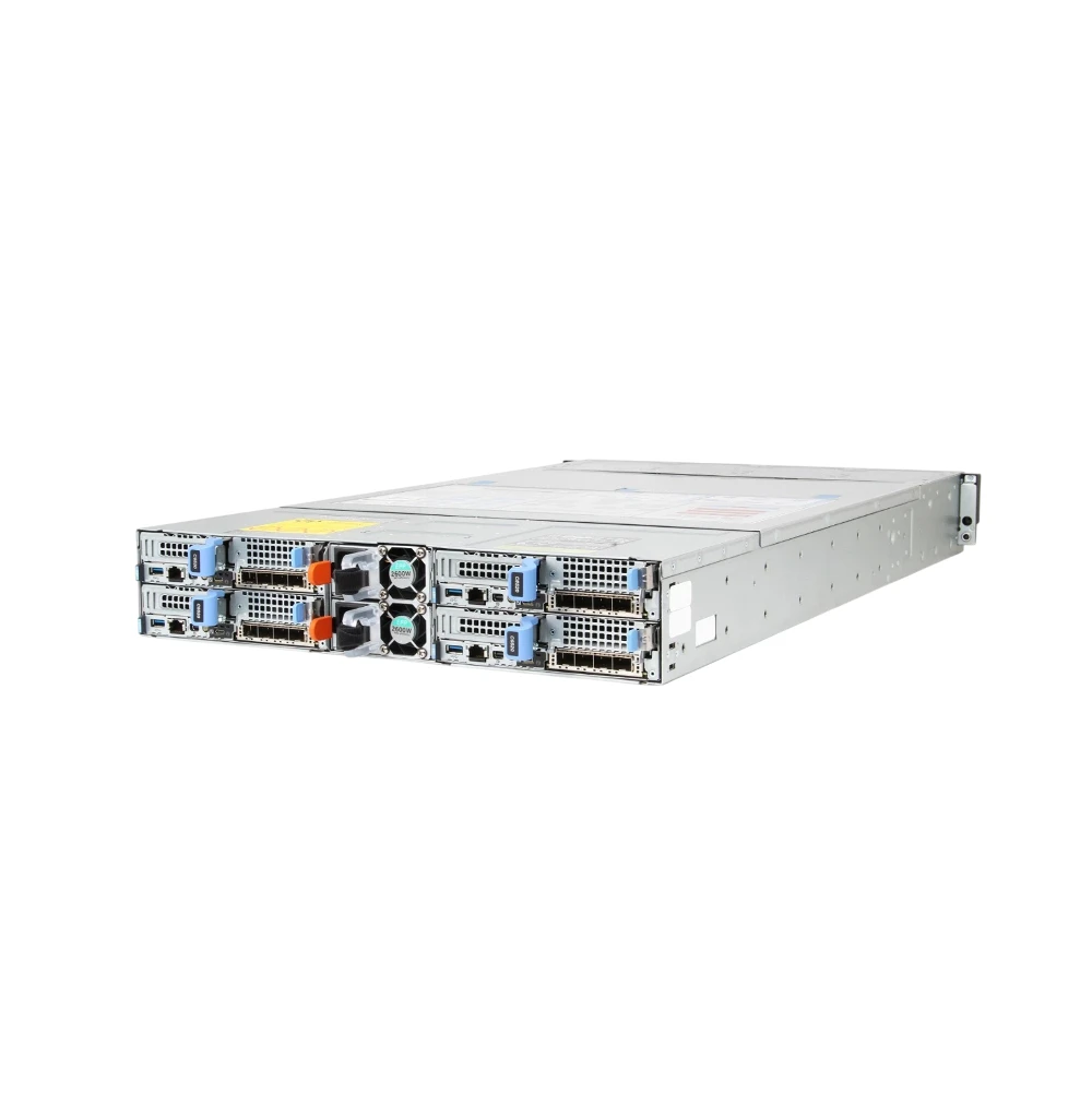 BYO - Dell - PowerEdge C6400 4x C6520 Nodes 24 Bay SFF 2U 8x Heatsinks ...