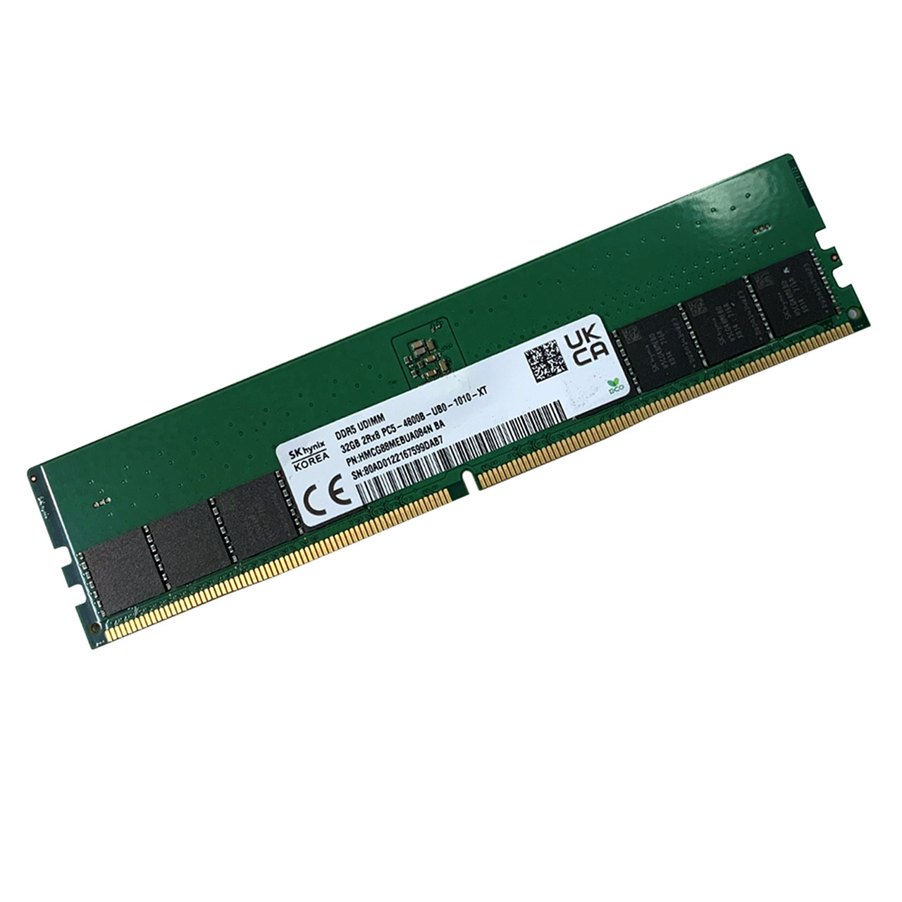 韓国SKHynix製 DDR5-4800 32GB UDIMM（32GB×1枚） Hynix - 32GB - PC5-4800B-U - 2Rx8 DDR5 - Non-ECC - UDIMM