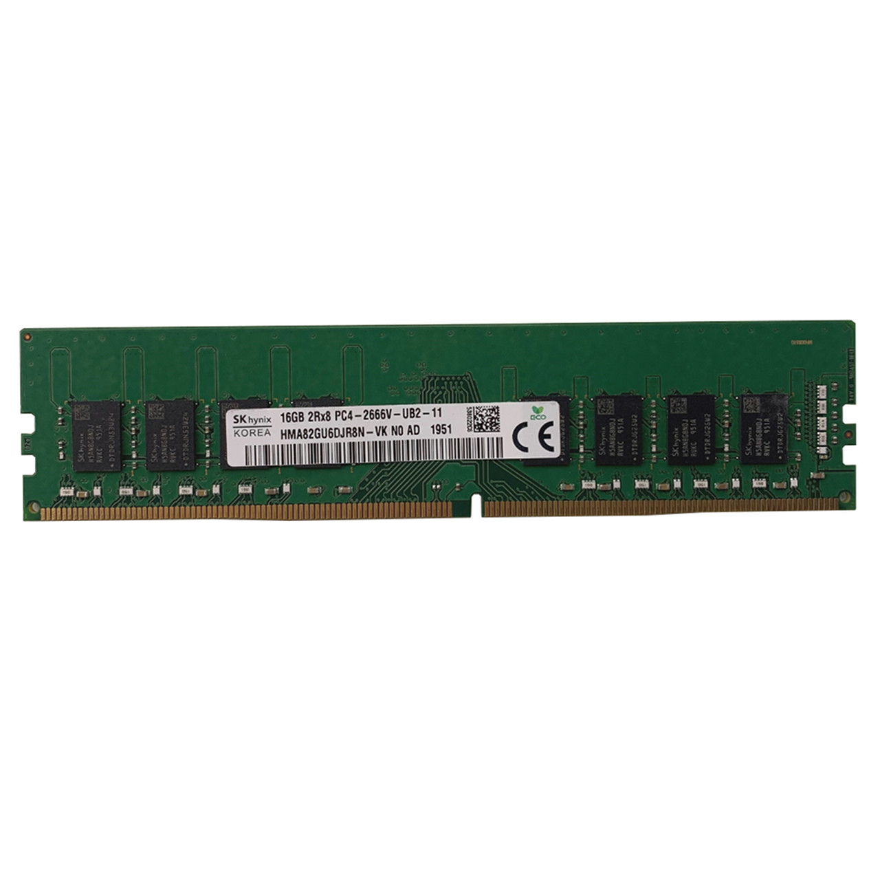 16GB PC4 (DDR4) 2666V-U 2Rx8 Memory - HMA82GU6DJR8N-VK - Hynix