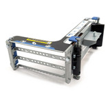 3/4 View HP DL380 Gen9 719072-001 Primary Riser 1 Cage w/ 777281-001 PCI Riser Board