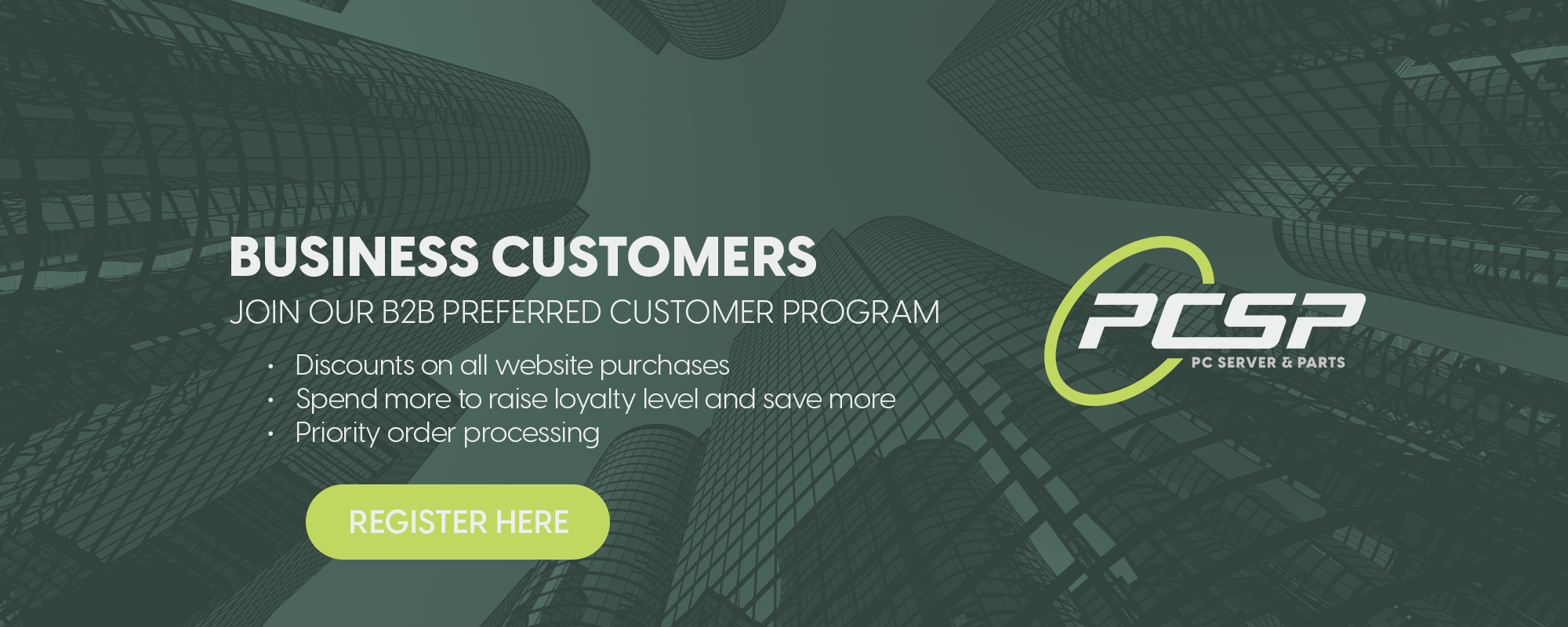 PCSP (PC Server & Parts) Refurbished Servers & Workstations