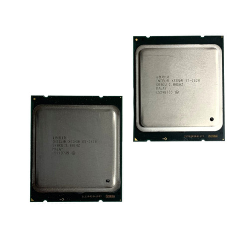 か*) 2x Intel Xeon E5-2640 Processors - 2.50 GHz - 6 Cores Each