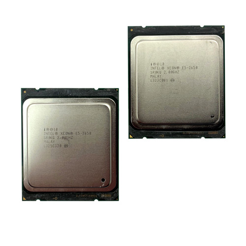 2x Intel Xeon E5-2650 v2 Processors - 2.60 GHz - 8 Cores Each - 16
