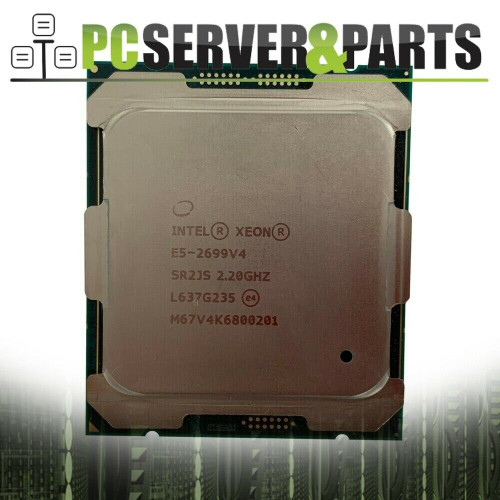 1x Intel Xeon E5-2699 v4 (2.20 GHz) 22C - SR2JS | PCSP