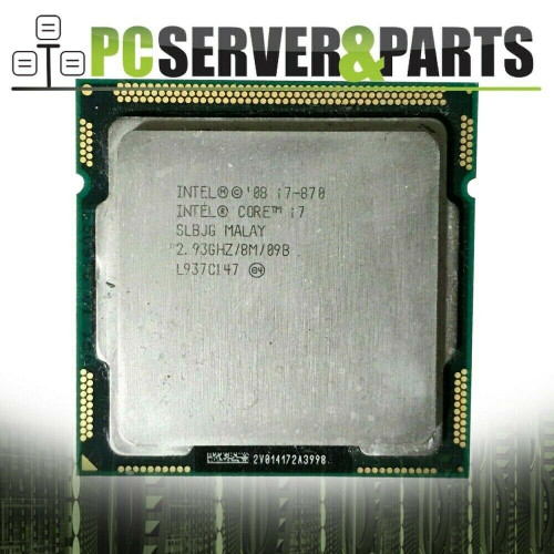 Intel Core i7-870 Processor (SLBJG) - 2.93 GHz - 4 cores - Refurbished