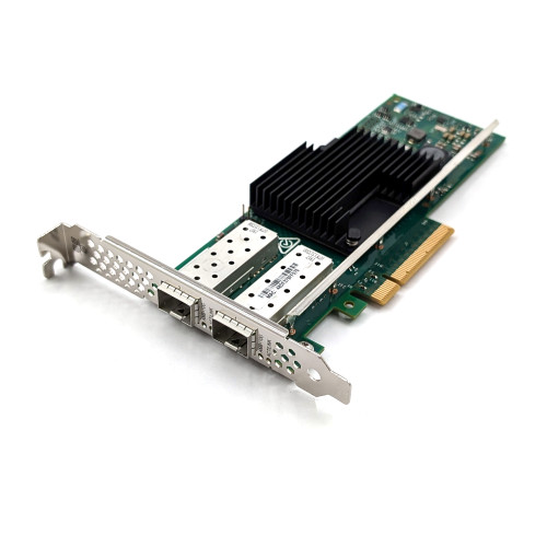 3/4 View HPE 790316-001 Ethernet 10Gb 2-Port 562SFP+ Network Adapter High Profile