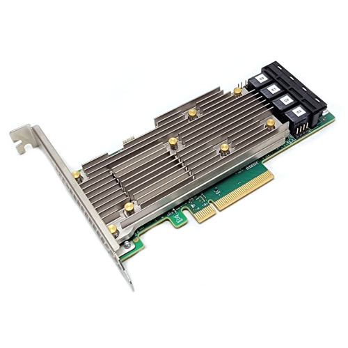 Dell - 9460-16I - PCI - High Profile - Battery Not Included - 12GBps - 4 Mini SAS  RAID Card (42PDX)