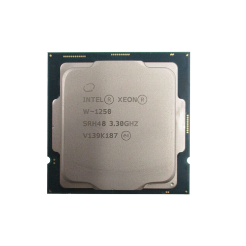 1x Intel Xeon W-1250 Processor (SRH48) - 3.30 GHz - 6 cores - Refurbished
