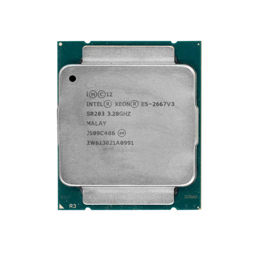 Intel Xeon E5-2667 v3 Processor - 3.20 GHz - 8 Cores - 16 Threads - LGA2011 - 2133 MHz - SR203 - Used
