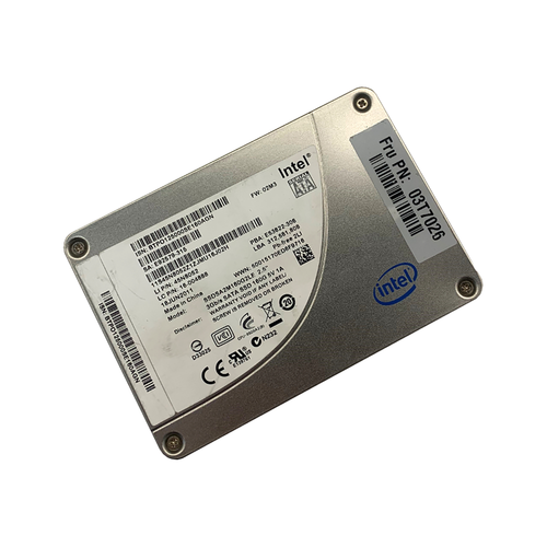 Intel - 2.5" - SATA - 160GB - Used - SSD - 3GB/s - (SSDSA2M160G2LE) - (03T7026) - hero