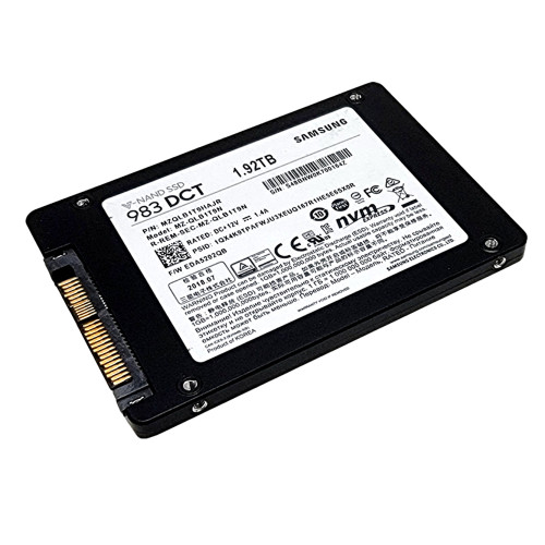 Samsung - 983 DCT - 1.92TB - NVMe - 2.5" - Used - U.2 - SSD - (MZ-QLB1T9N) - (MZQLB1T9HAJR) (Web2)