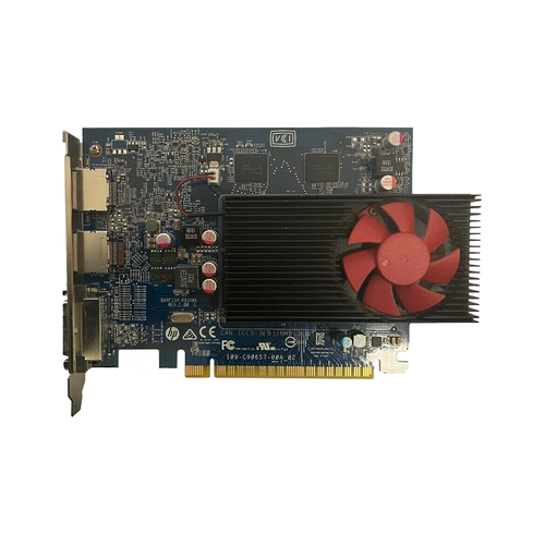 HP AMD - AMD Radeon R9 350 (2GB GDDR5) Graphics Card - Used - (823963-001) front