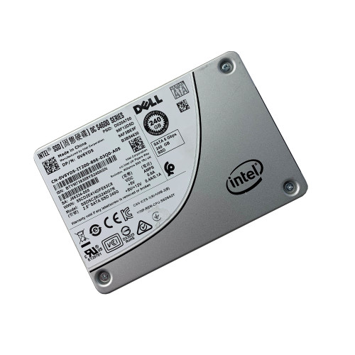 Dell - Intel - DC S4600 - 240GB - SATA - 6GB/s - 2.5" - Used - SSD - (V6YD5) - (SSDSC2KG240G7R)