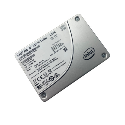 Intel - DC S3610 - 1.6TB - SATA - 6GB/s - 2.5" - Used - SSD - (SSDSC2BX016T4)