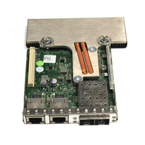 Dell - Broadcom - Broadcom 57800S - PCIe x8 - 2x 10GBps SFP+, 2x 1GBps RJ-45 - Daughter Card - High Profile - (MT09V) Network Card