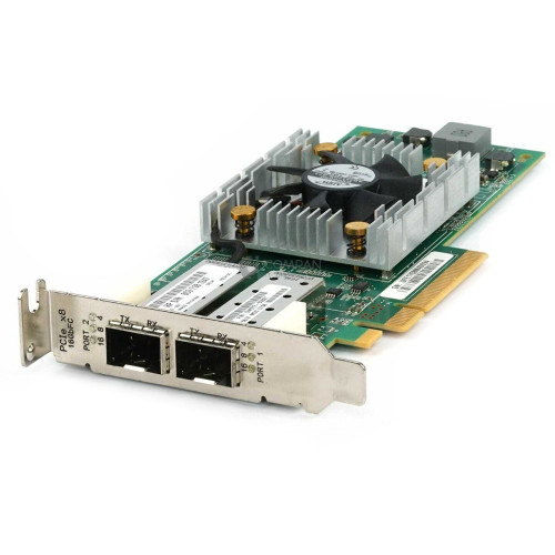 HP - StoreFabric - QLE2662 - PCIe 3.0 x4 - 2x 16GBps Fibre - PCI Card - Low Profile - (699765-001) Network Card