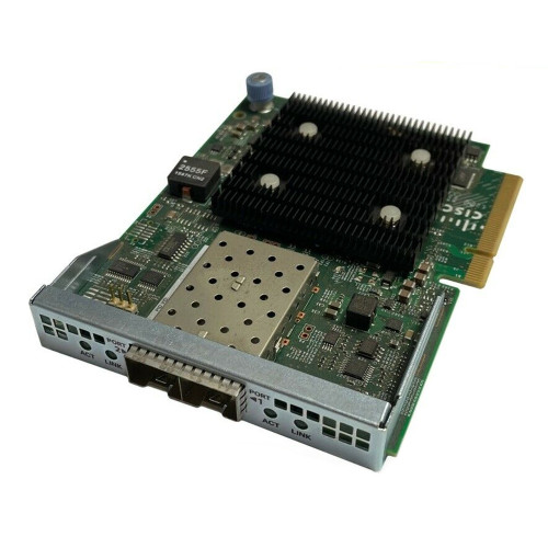 Cisco - Cisco UCS Virual Interface  - UCSC-MLOM-CSC-02 - PCIe 2.0 - 2x 10GBps SFP+ - Daughter Card - High Profile - (73-15890-03) Network Card