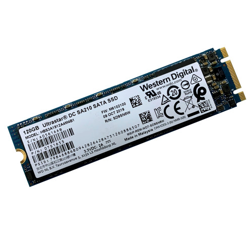 Western Digital - Ultrastar DC SA210 - 120GB - M.2 2280 SATA SSD - 6GB/s - (HBS3A1912A4M4B1)