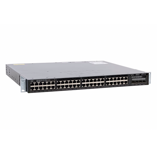 Cisco Catalyst 3650 Series Neworking Switch - WS-C3650-48PS - 48 PoE+ ports - 4x 1G SFP - 640 WAC - 390 W