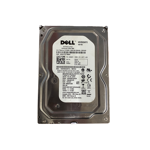 Dell - Western Digital 250GB 3.5" SATA 7.2K HDD WD2502ABYS - Refurbished (0H962F)