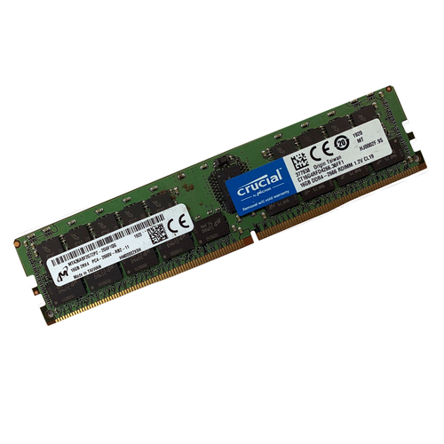 16GB PC4 (DDR4) 2666 MHz 2666V-R 2Rx4 Memory - MTA36ASF2G72PZ-2G6F1QG - Micron - Refurbished