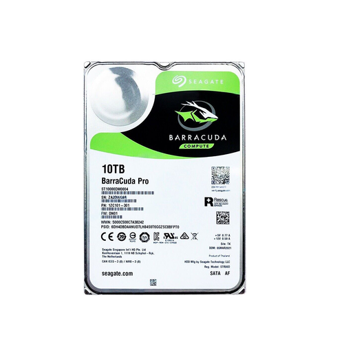 Seagate - Seagate Barracuda Pro ST10000DM0004 10TB SATA 7.2K 6GB/s 3.5" HDD - Used (1ZC101-301)