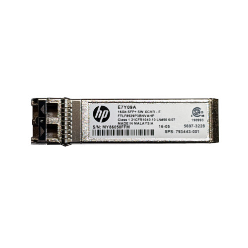 HP E7Y09A 16Gb SFP+ SW Transceiver 850nm FTLF8529P3BNVAHP 793443-001