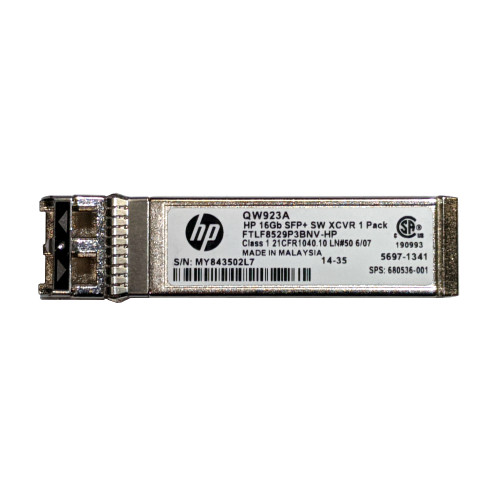 HP 680536-001 16Gb SFP+ SW XCVR Transceiver Module 850nm QW923A