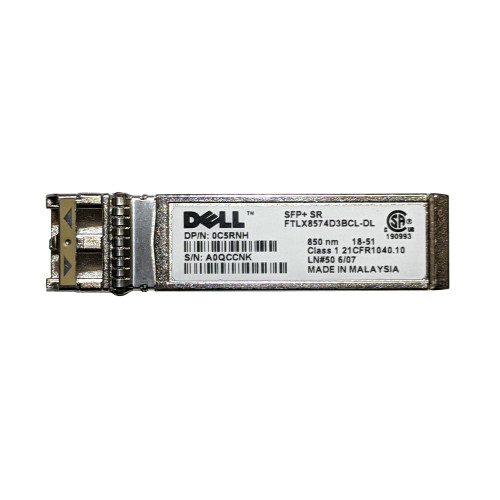 Dell C5RNH 10G SFP+ SR Transceiver Module 850nm FTLX8574D3BCL-DL