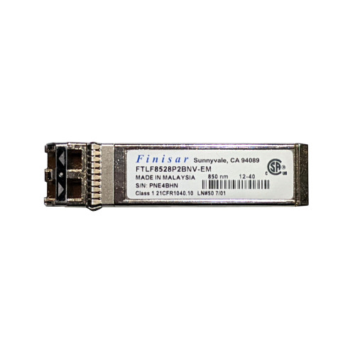 Finisar 8G FC SFP+ SW Transceiver Module 850nm FTLF8528P2BNV-EM