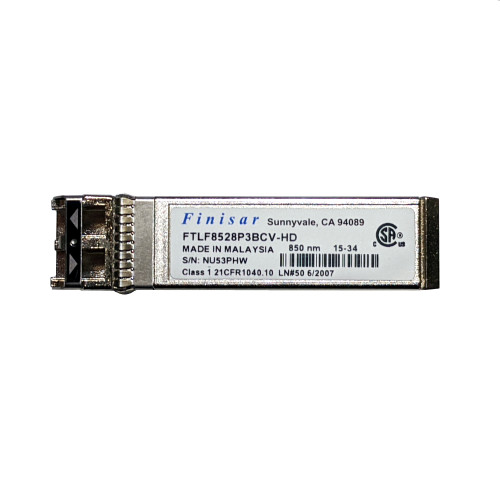 Finisar 8G FC SFP+ SW Transceiver Module 850nm FTLF8528P3BCV-HD