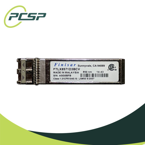 Lot of 4 Finisar 10G SR SFP+ Transceiver Module 850nm FTLX8571D3BCV