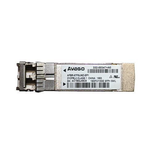 Avago 16GFC/10GE SFP+ SWL Transceiver 850nm AFBR-57F5UMZ-EP1 332-00347+A0