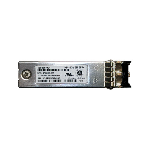 JDSU HP 455885-001 10Gb SR SFP+ Transceiver 850nm 456096-001