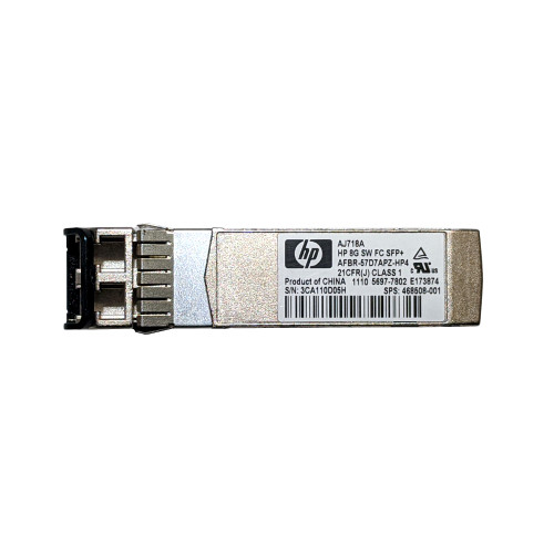 HP AJ718A 8G SW FC SFP+ Transceiver 850nm AFBR-57D7APZ-HP4 468508