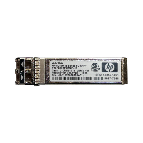 HP 468507-001 8G SW B-series FC SFP+ Transceiver Module 850nm AJ716A