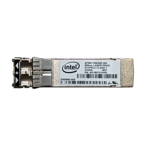 Intel 10G SR SFP+ Transceiver 850nm AFBR-709DMZ-IN3 Dell P/N XYD50 Top