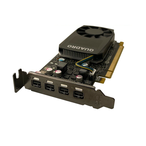 Dell - NVIDIA Quadro P600 (2GB GDDR5) 4x Mini-DisplayPort Low Profile Graphics Card - Used (R9X8Y)