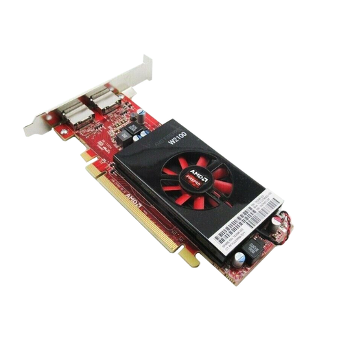 HP - AMD FirePro W2100 (2GB DDR3) Dual DisplayPort High Profile Graphics Card - Used (762896-003)