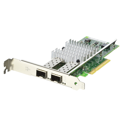 Intel - X520-DA2 Dual Port SFP 0 of 2 SFPs 10GB/s High Profile Network Card - Used (E10G42BTDABLK)