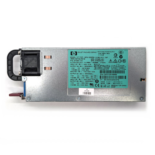 Top View HP 579229-001 HSTNS-PD19 1200W Power Supply
